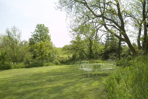 The garden at Croft House (sleeps 12)