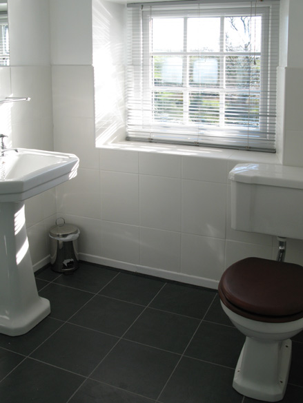 The shower room upstairs at Croft House (sleeps 12)